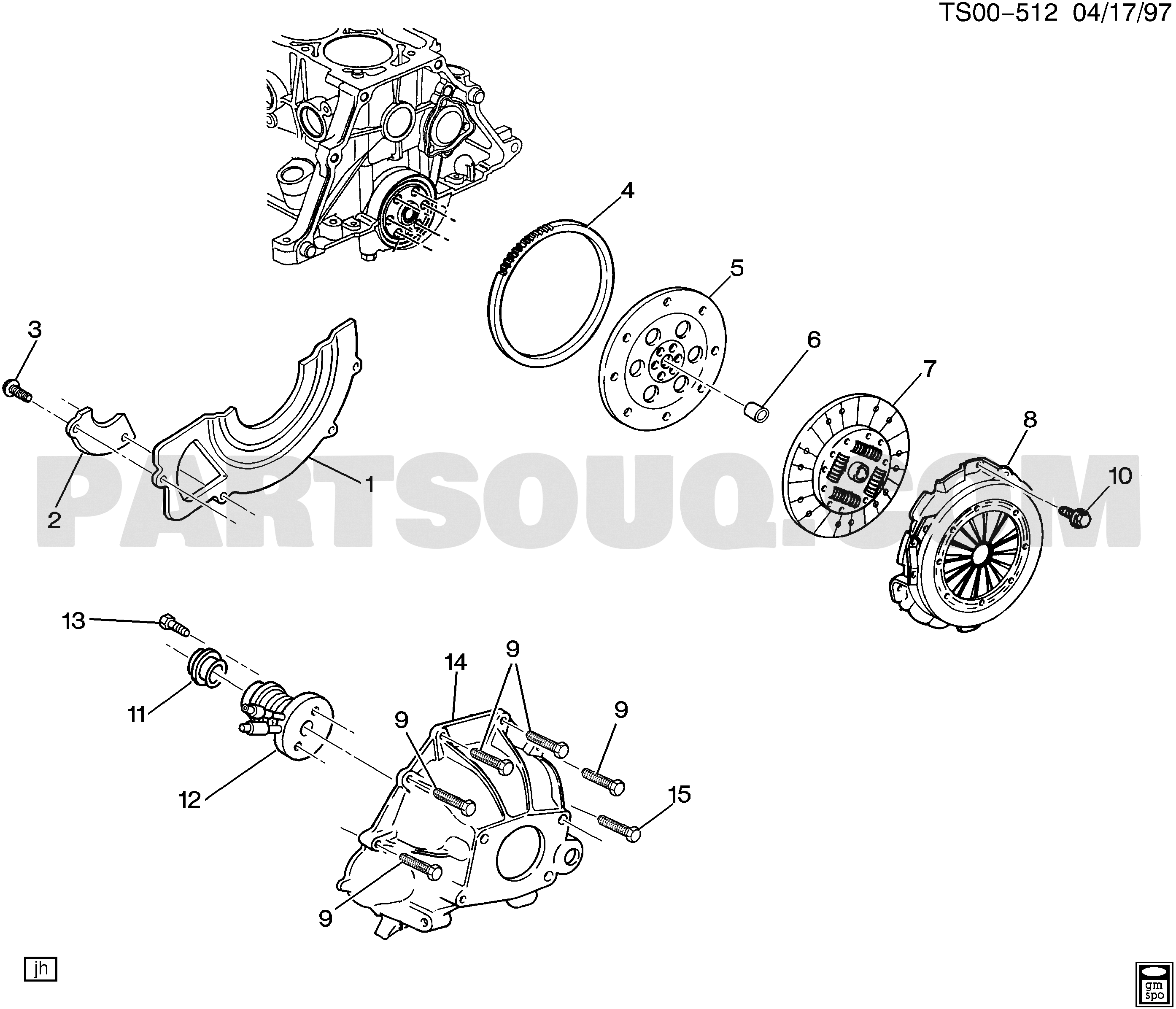 1998 Chevy S10 Parts Diagram