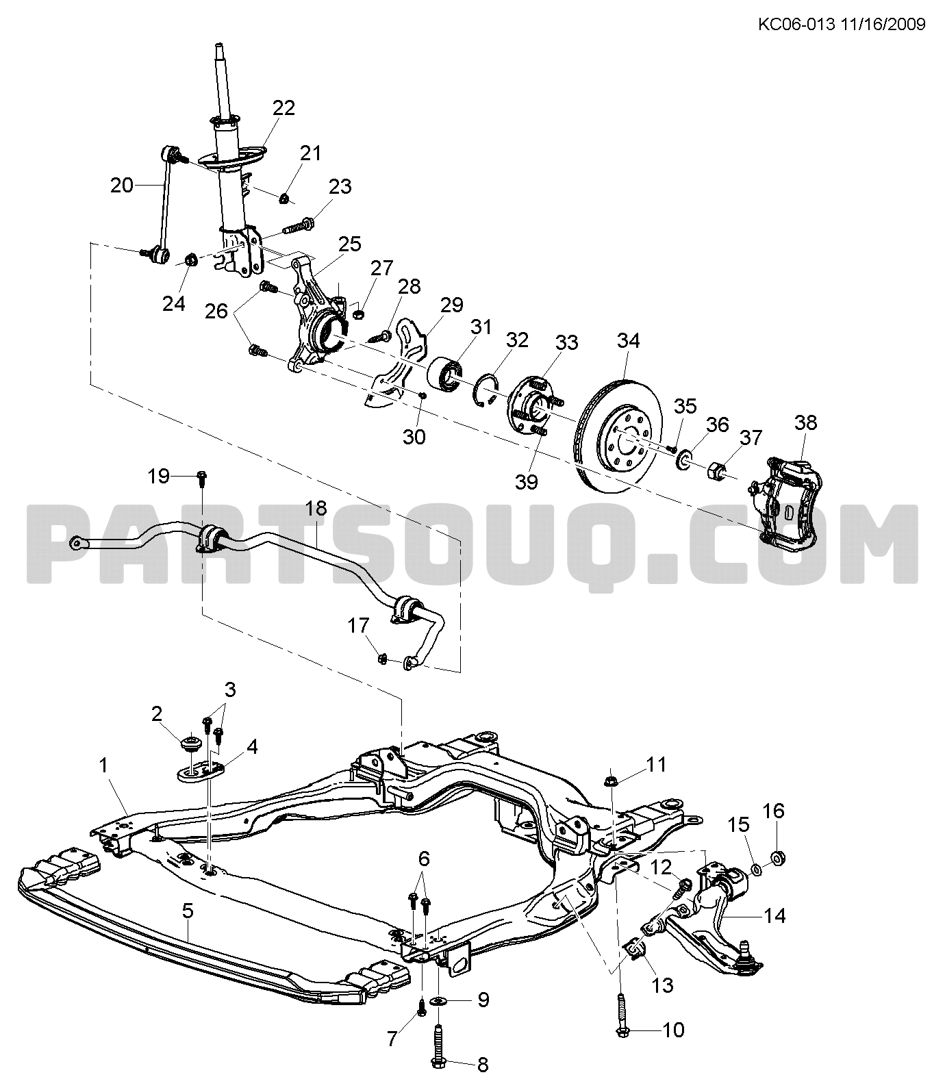FRAMES-SPRINGS-SHOCKS-BUMPERS | Chevrolet Spark (M300) 08.02