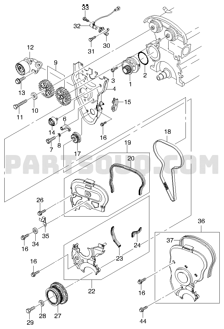 ENGINE BLOCK | Chevrolet Lanos (T100) [GEN] (T97) 2000