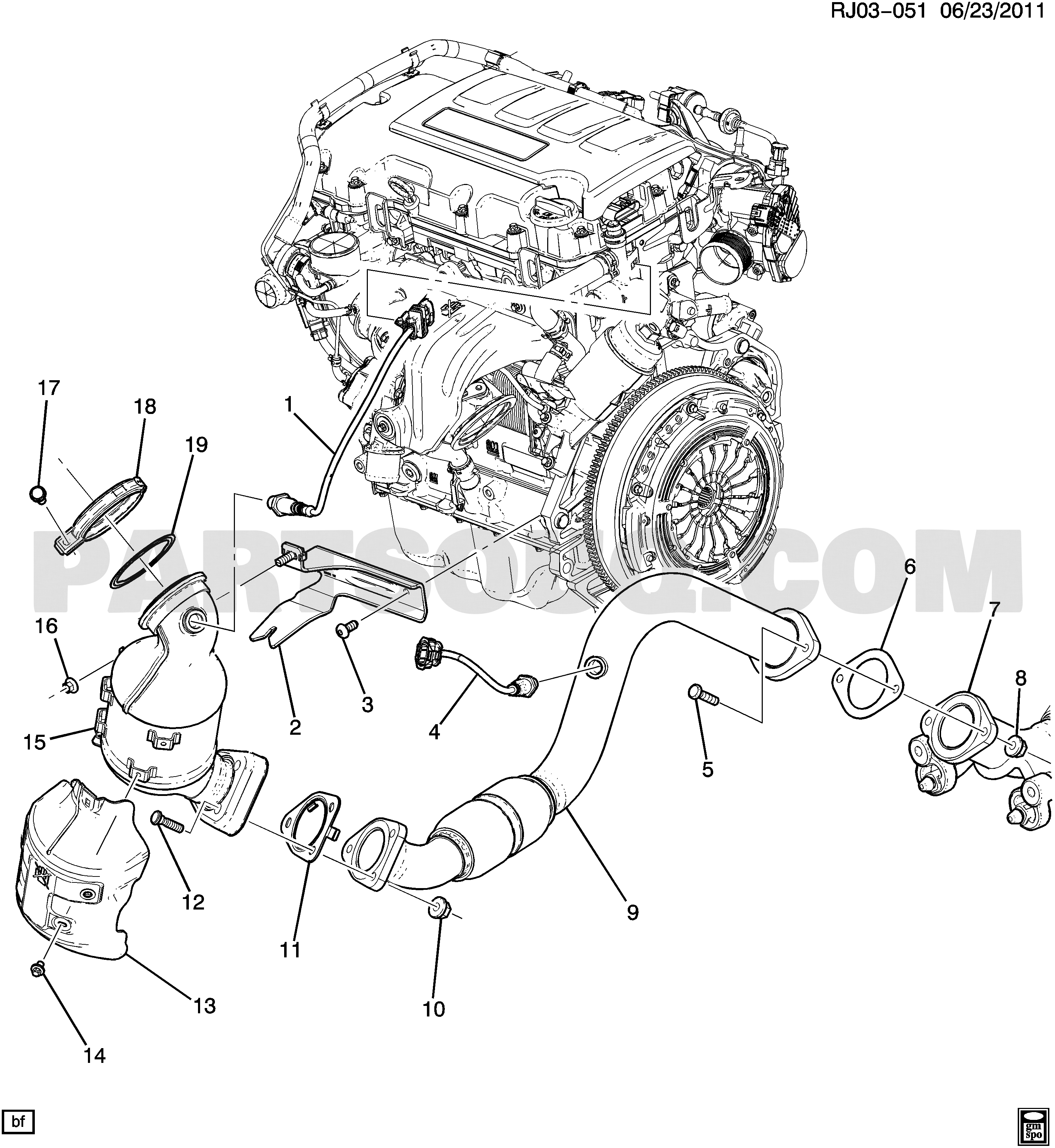 Chevy Engine Parts Diagram