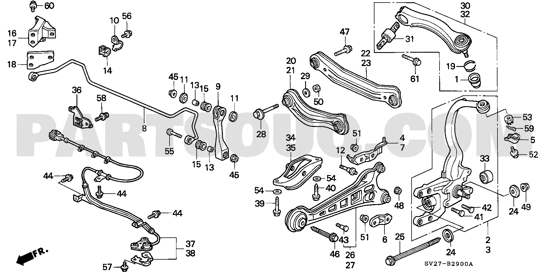 4. STEERING,BRAKE,SUSPENSION Honda ACCORD COUPE Europe 17SV201