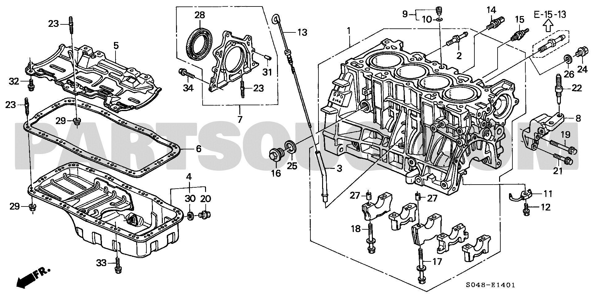 1. ENGINE | Honda CIVIC General 18S0401 | Parts Catalogs | PartSouq