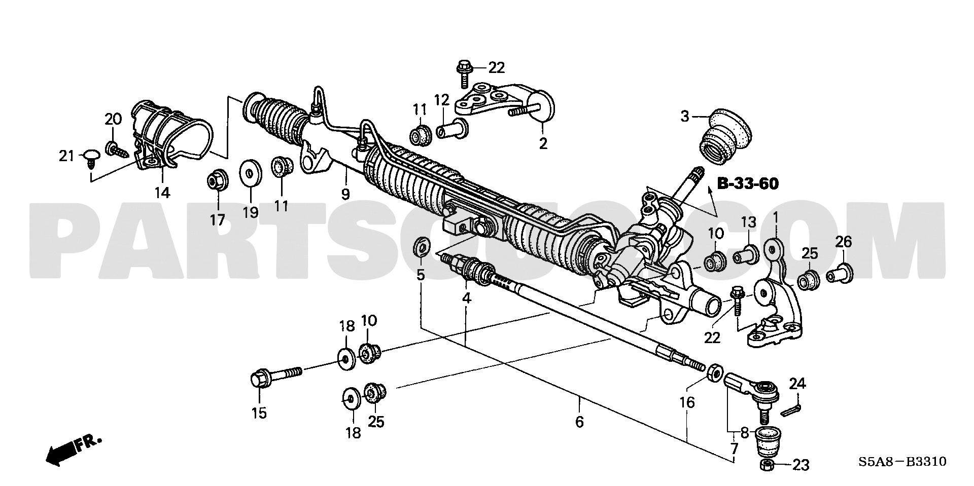 4. STEERING,BRAKE,SUSPENSION Honda CIVIC General 18S5A01 Parts Catalogs PartSouq