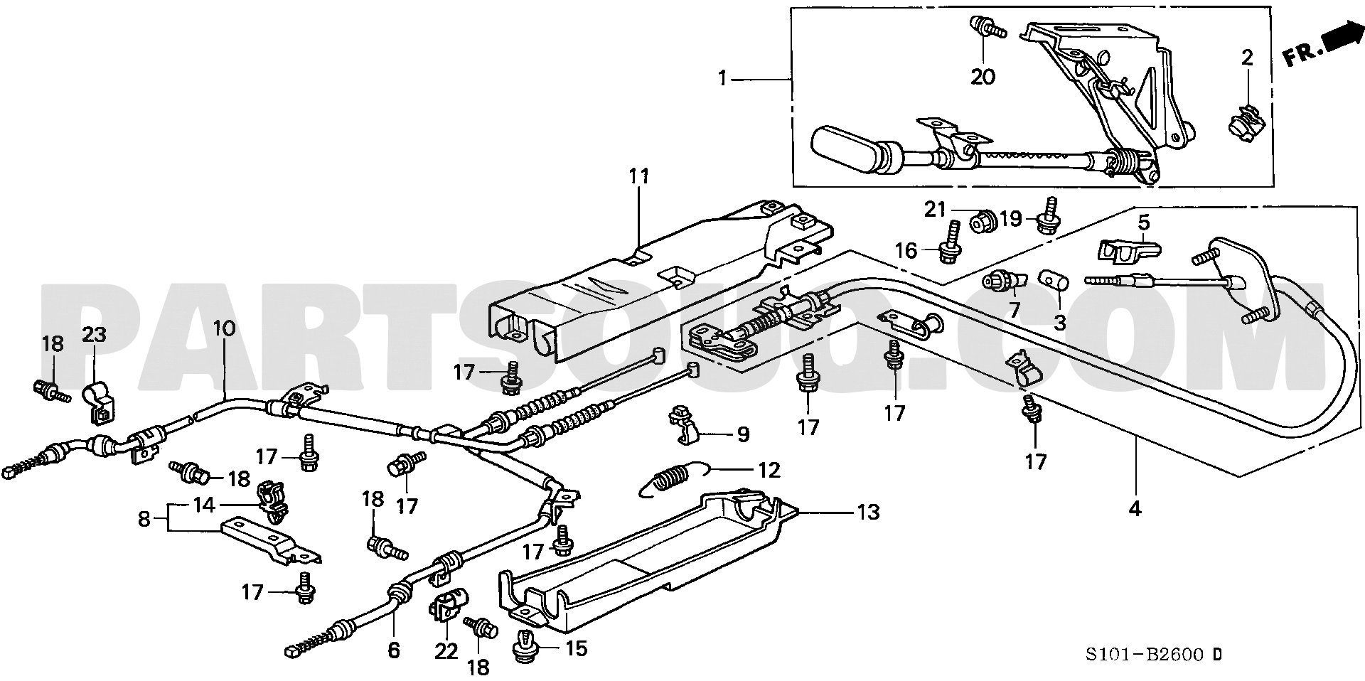ﾊﾟｰｷﾝｸﾞﾌﾞﾚｰｷ(AT) | Honda CR-V Japan E-RD1 | Parts Catalogs | PartSouq