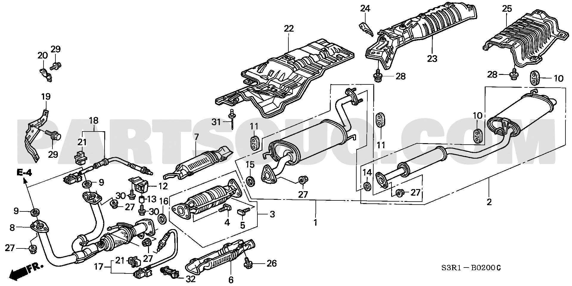 3. 電装／吸排気／ヒーター | Honda ODYSSEY Japan LA-RA9 | Parts 