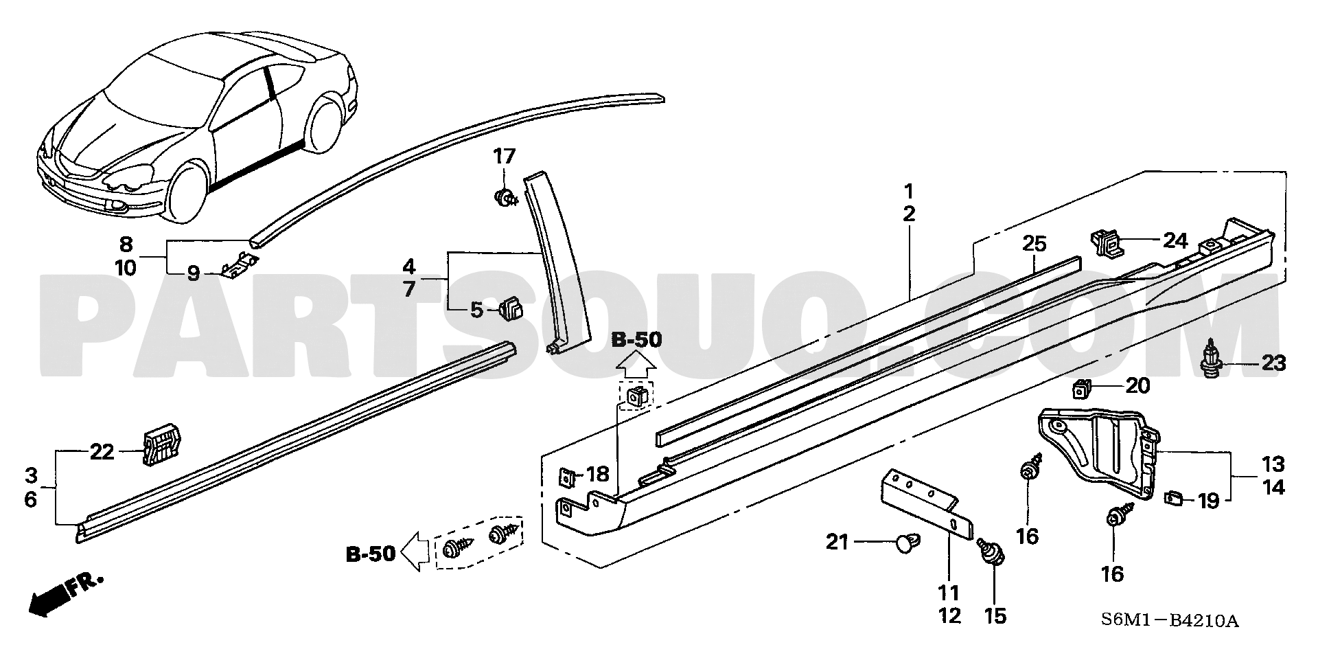 5. 艤装 | Honda INTEGRA 3D Japan LA-DC5 | Parts Catalogs | PartSouq
