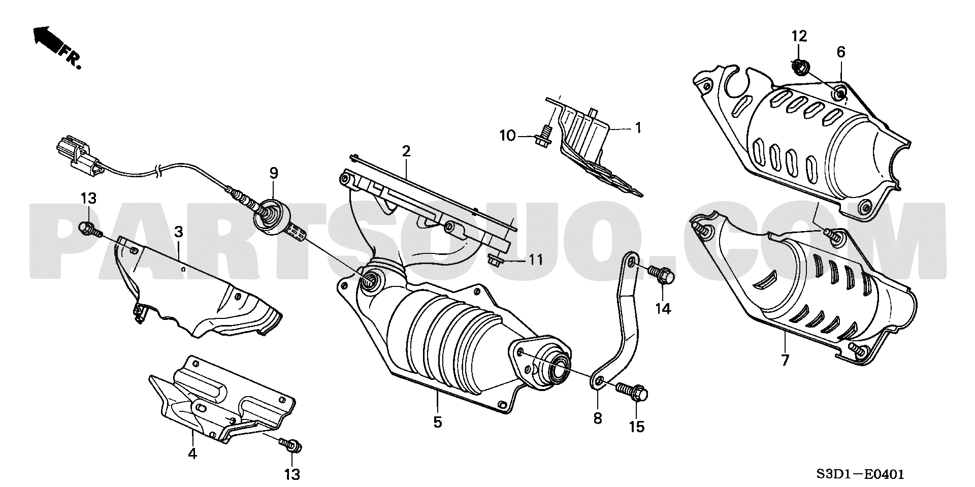 1. エンジン | Honda VAMOS HOBIO Japan LA-HM4 | Parts Catalogs