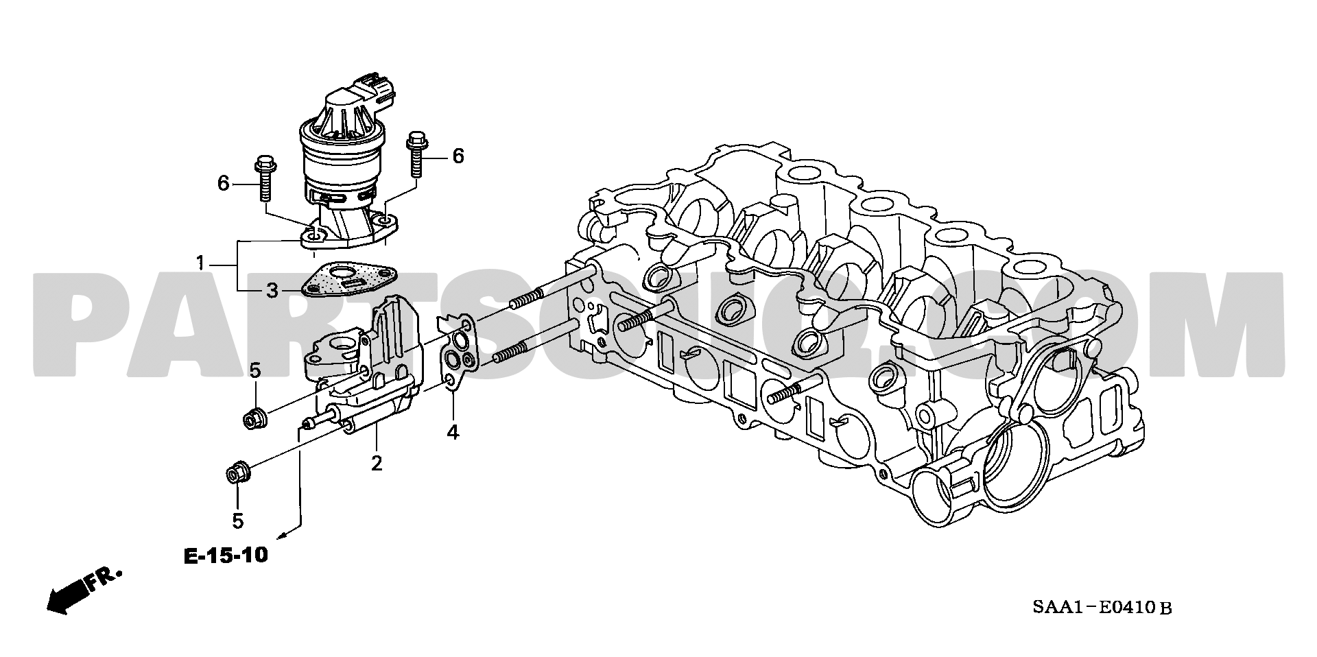EGRﾊﾞﾙﾌﾞ | Honda FIT Japan LA-GD3 | Parts Catalogs | PartSouq