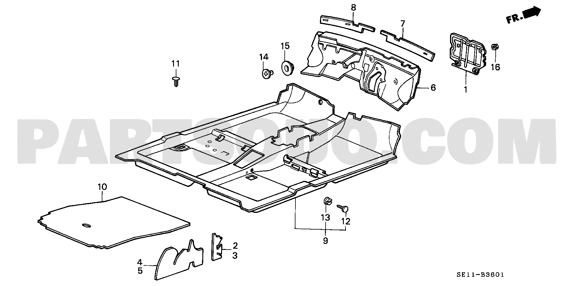 5. 艤装 | Honda ACCORD AERODECK Japan E-CA2 Parts Catalogs | PartSouq