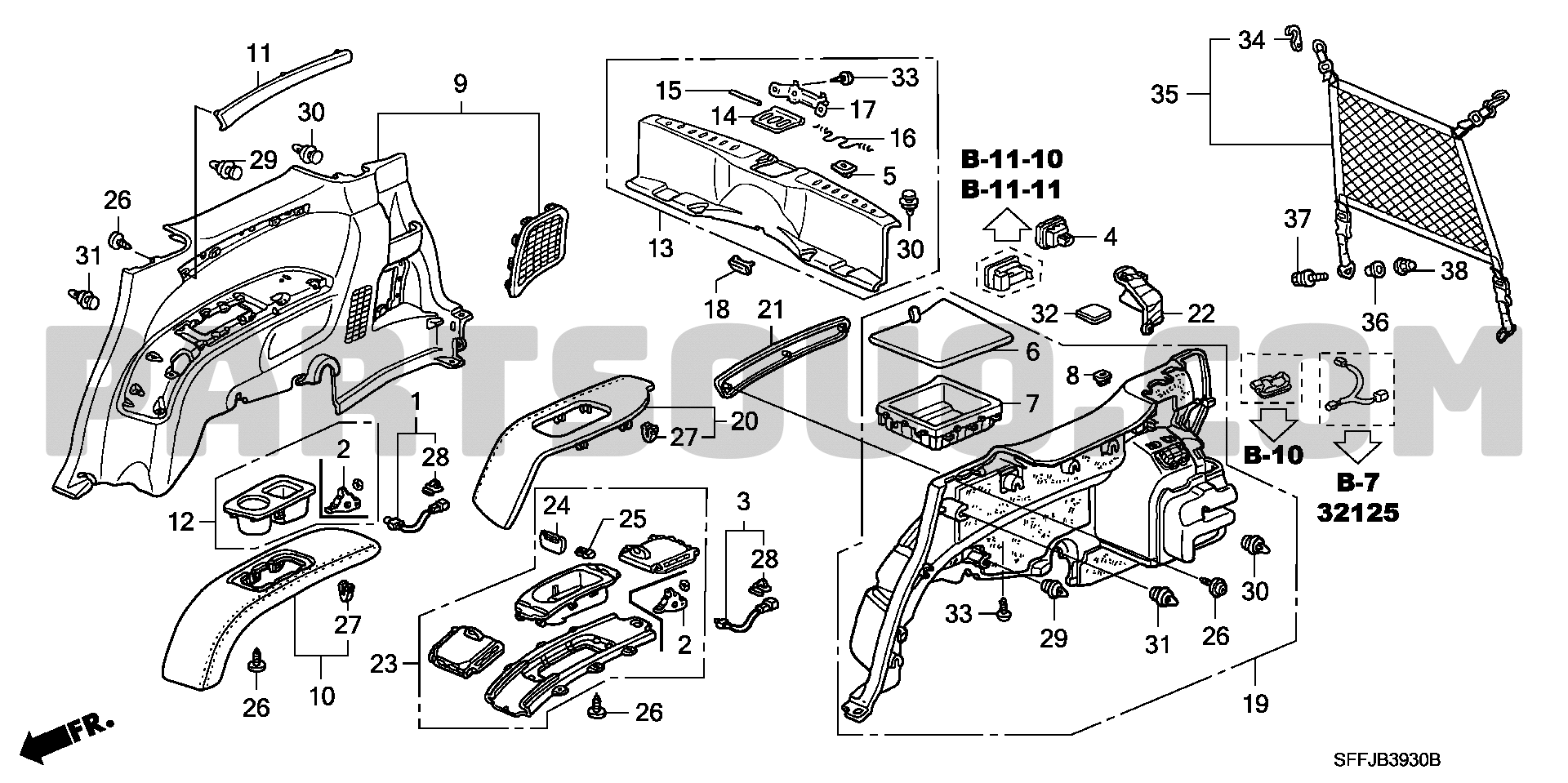 5. 艤装 | Honda ODYSSEY Japan 11SFE801 | Parts Catalogs | PartSouq