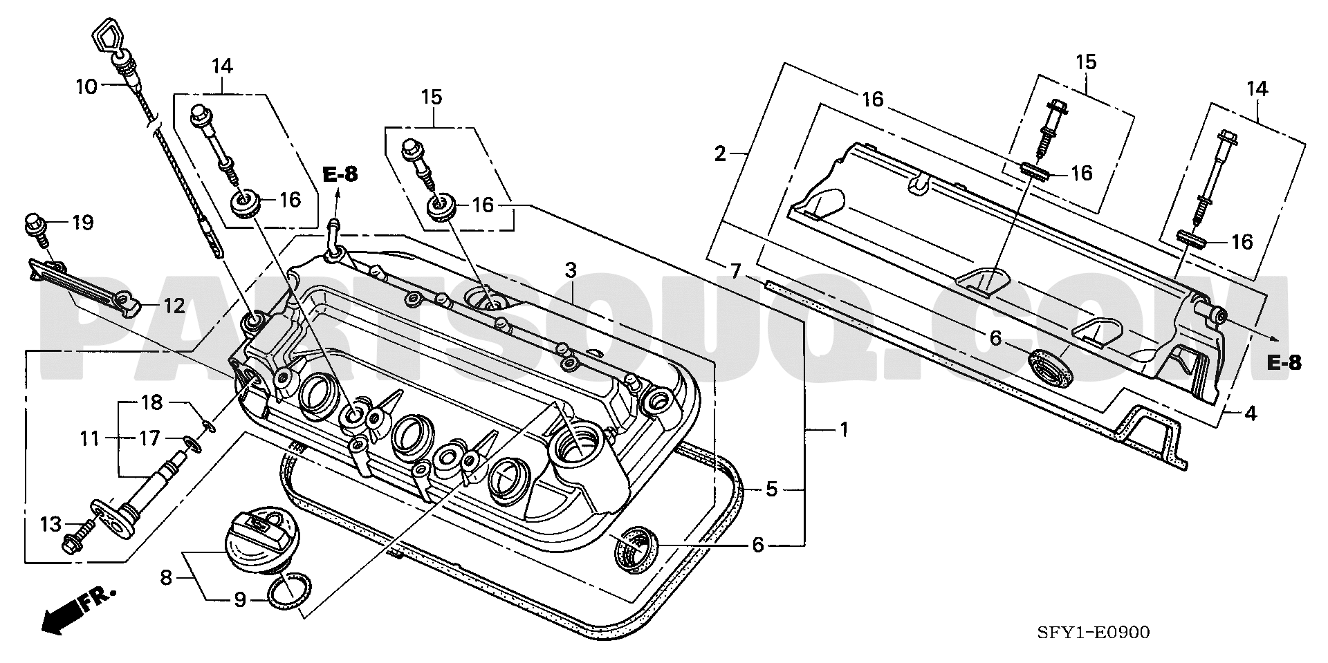 1. エンジン | Honda INSPIRE Japan DBA-UC1 | Parts Catalogs | PartSouq