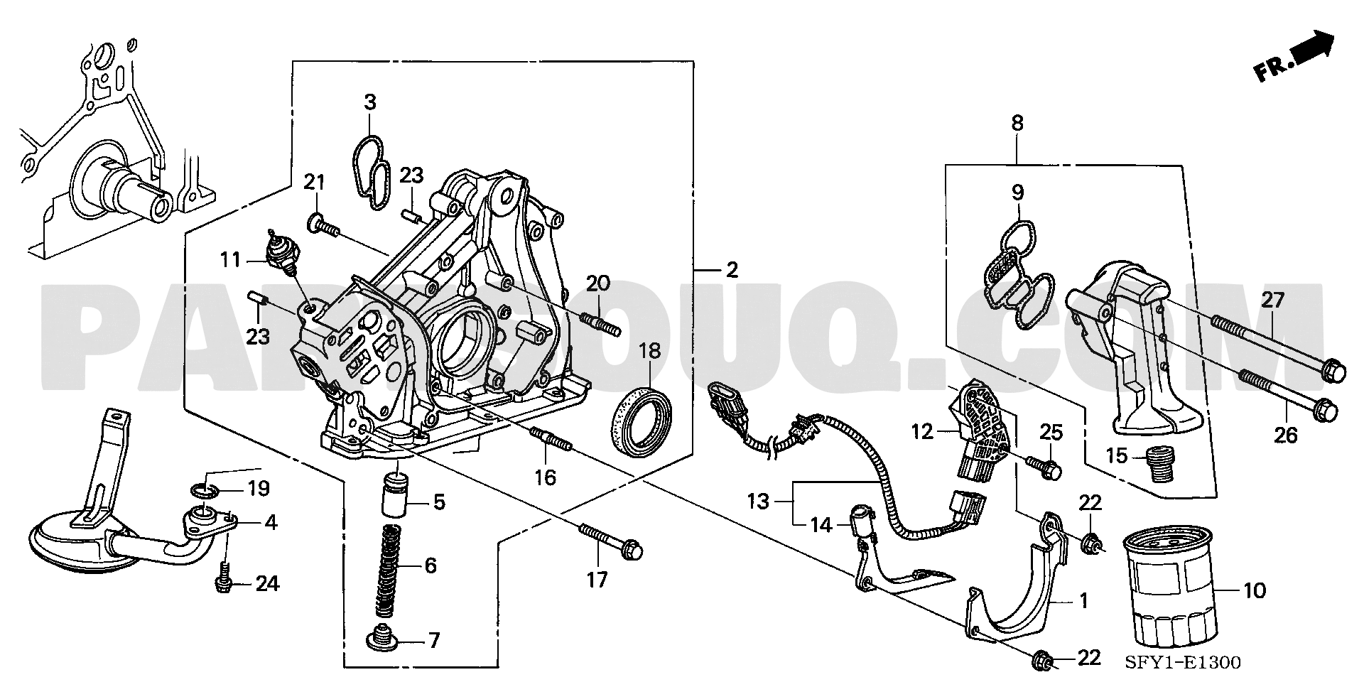 1. エンジン | Honda INSPIRE Japan DBA-UC1 | Parts Catalogs | PartSouq