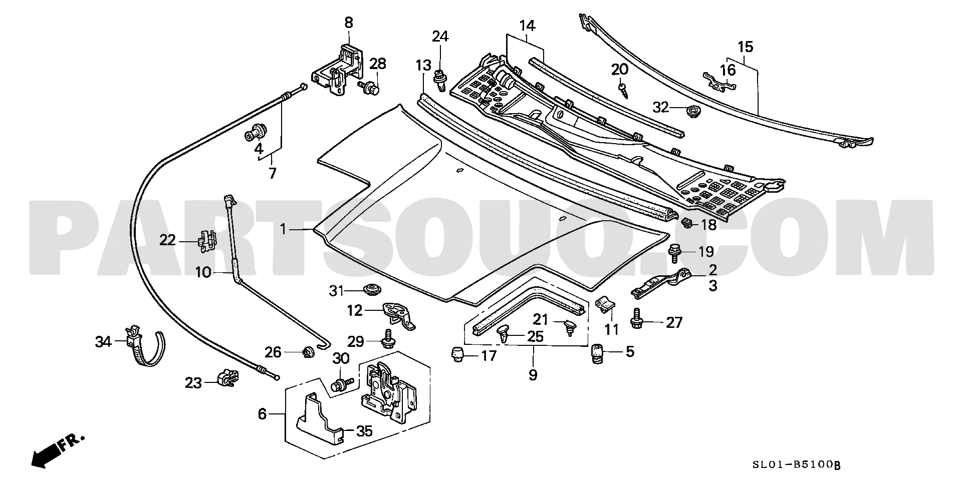 6. 車体 | Honda NSX Japan E-NA1 | Parts Catalogs | PartSouq