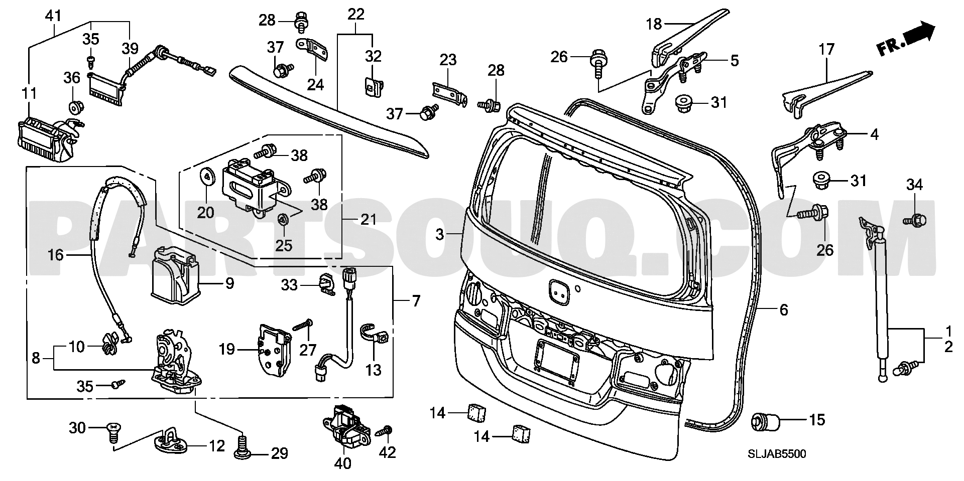 6. 車体 | Honda STEP WGN Japan DBA-RG1 | Parts Catalogs | PartSouq
