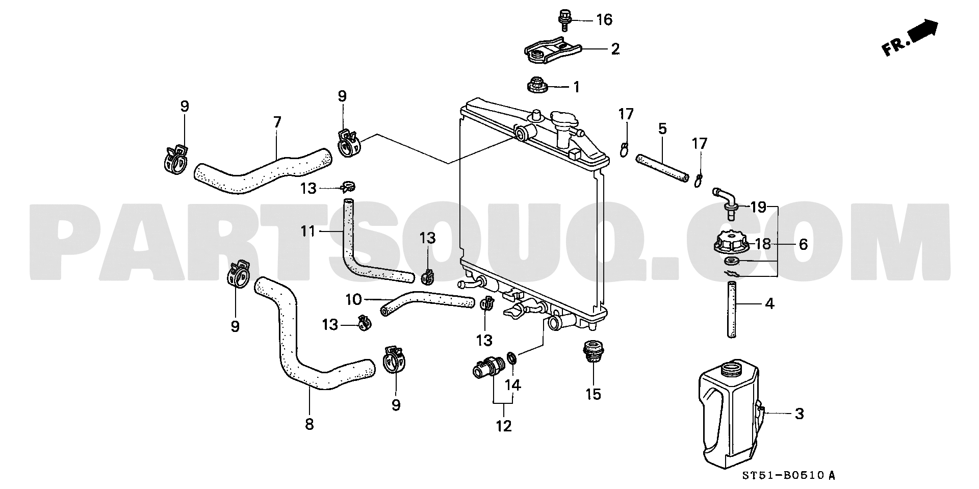 3. 電装／吸排気／ヒーター Honda TODAY 2D Japan 11ST501 Parts Catalogs PartSouq