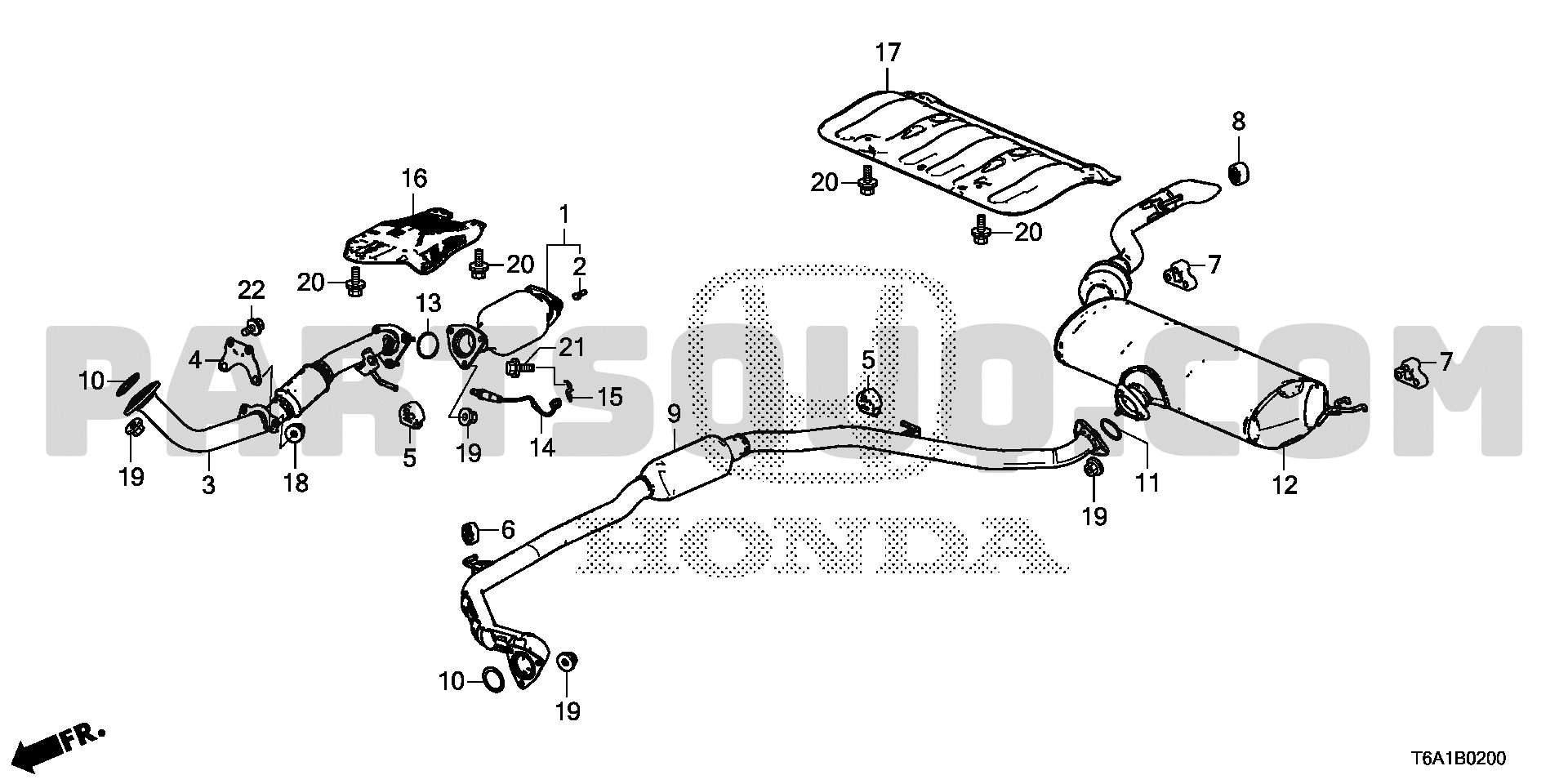 1. エンジン | Honda ODYSSEY Japan DBA-RC1 | Parts Catalogs | PartSouq