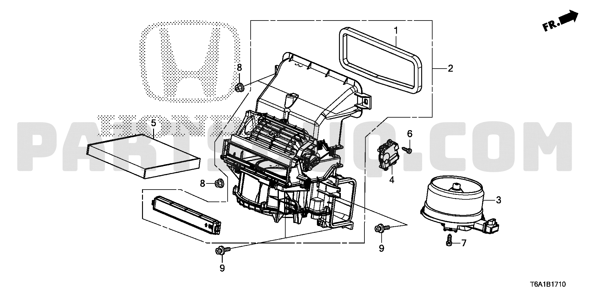 3. 電装／吸排気／ヒーター | Honda ODYSSEY Japan DBA-RC1 | Parts