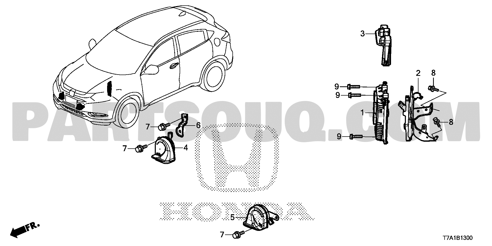 1. エンジン | Honda VEZEL Japan DBA-RU1 | Parts Catalogs | PartSouq