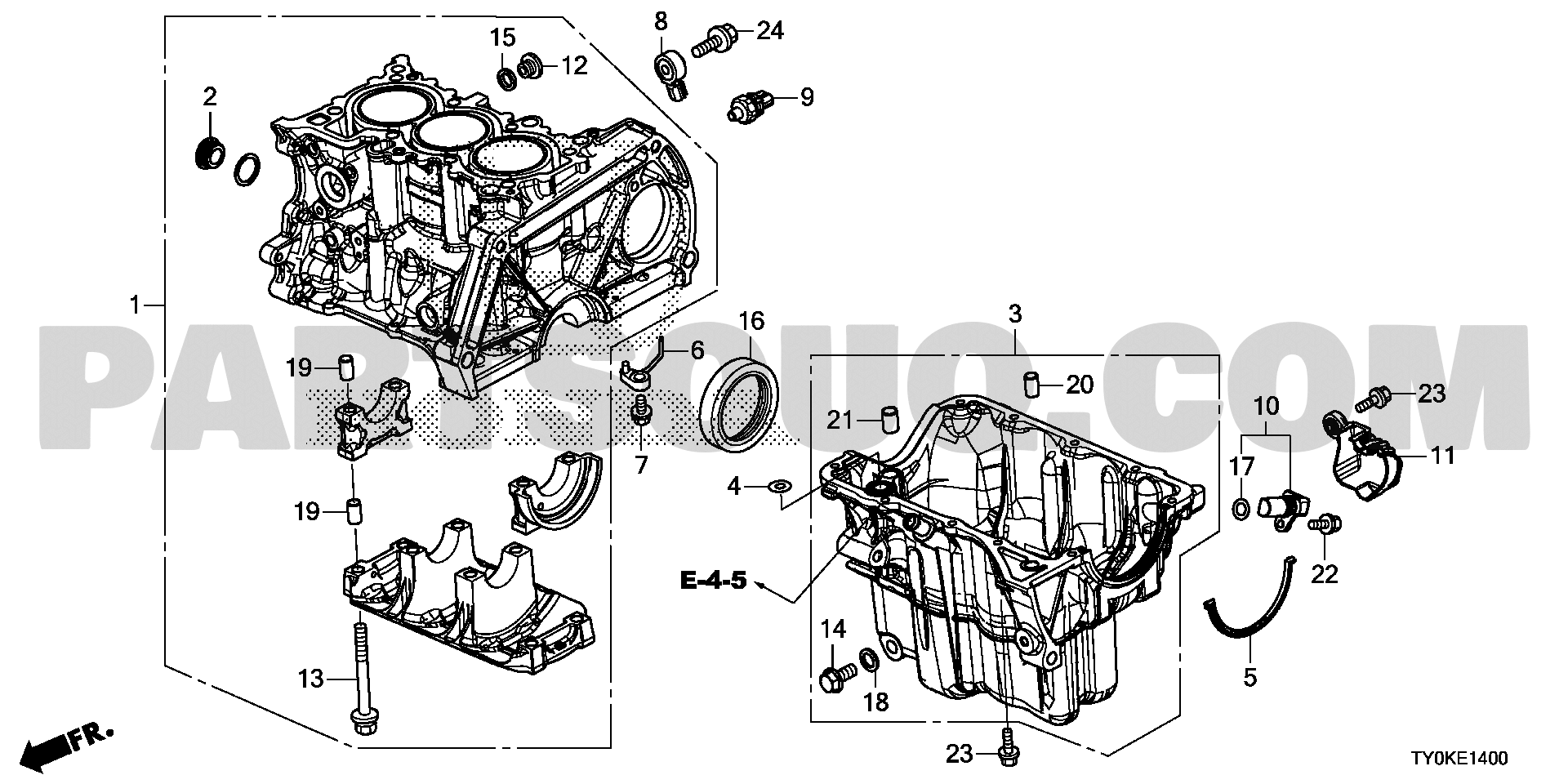 ｼﾘﾝﾀﾞｰﾌﾞﾛｯｸ/ｵｲﾙﾊﾟﾝ | Honda N-BOX CUSTOM Japan DBA-JF1 | Parts