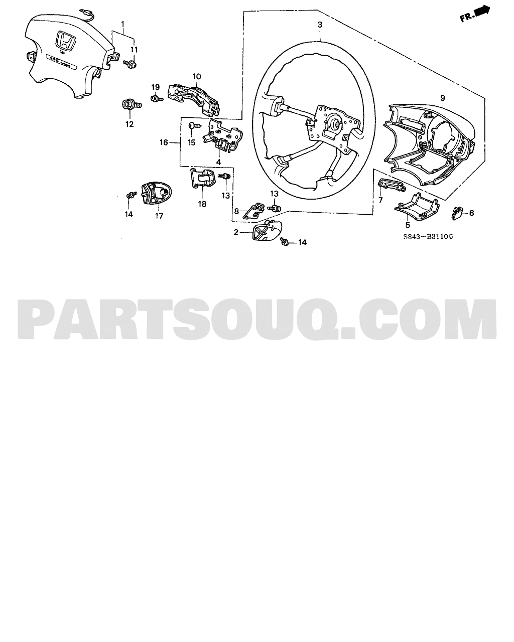 4 CHASSIS | Honda ACCORD USA 1998-2001 | Parts Catalogs | PartSouq