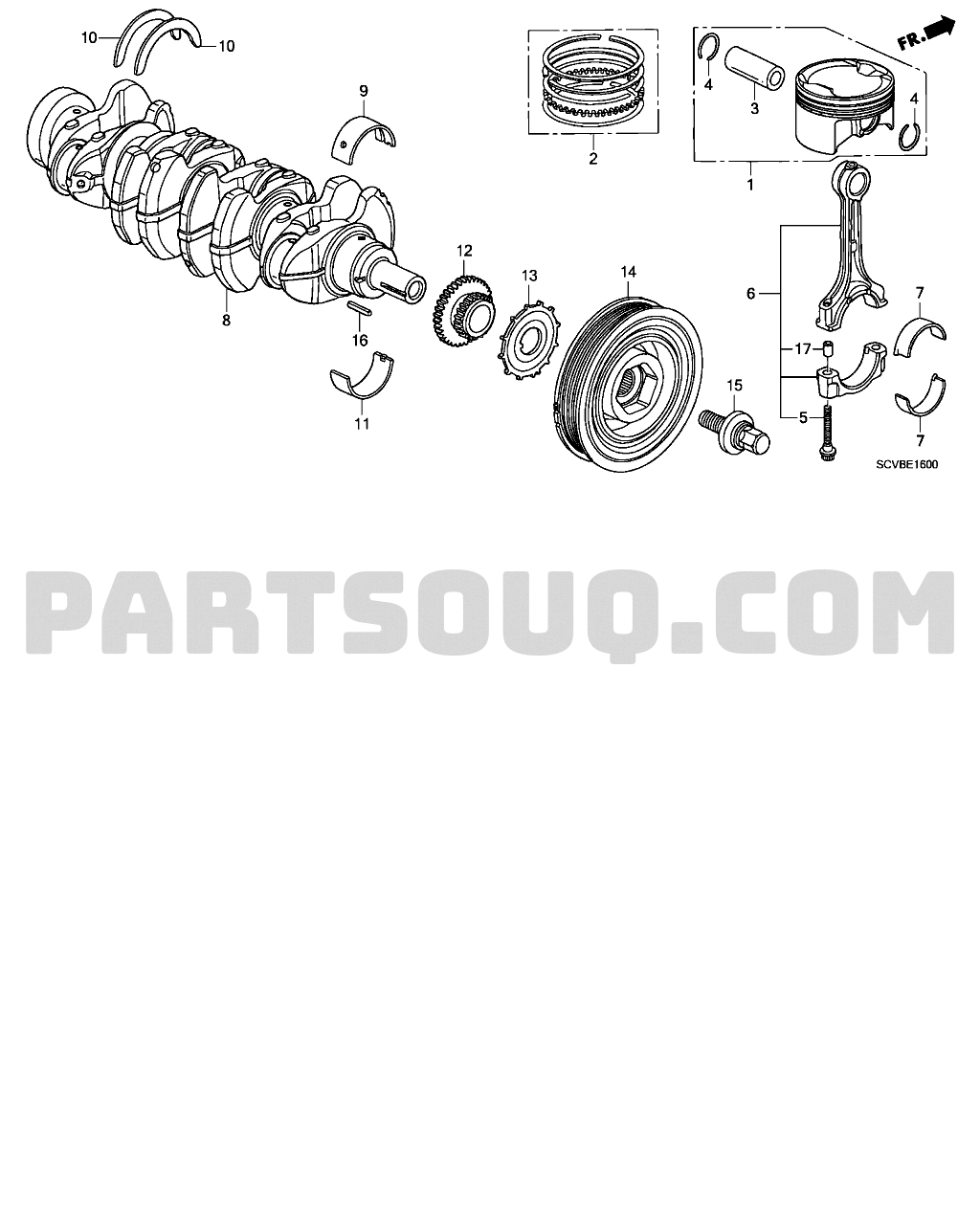 Genuine Honda 13622-RAA-A01 Crank Pulser Plate