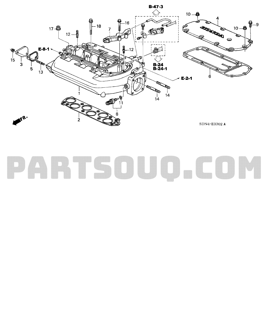 Каталог автозапчастей honda