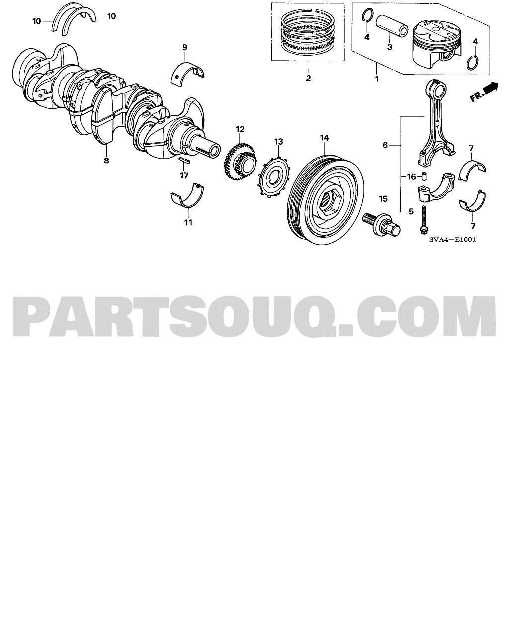 Genuine Honda 13622-RAA-A01 Crank Pulser Plate