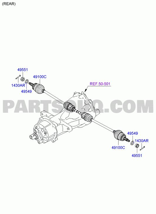 DRIVE SHAFT - FRONT; 04/04