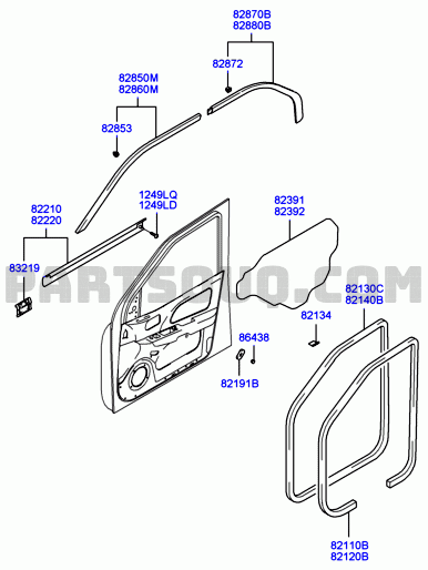FRONT DOOR MOULDING