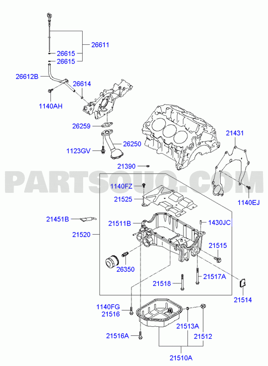 BELT COVER & OIL PAN; 02/02