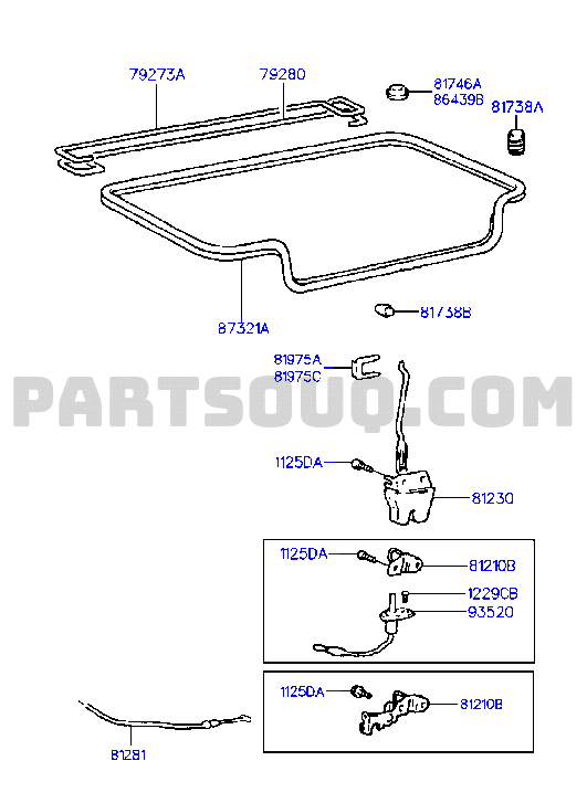 TRUNK LID TRIM