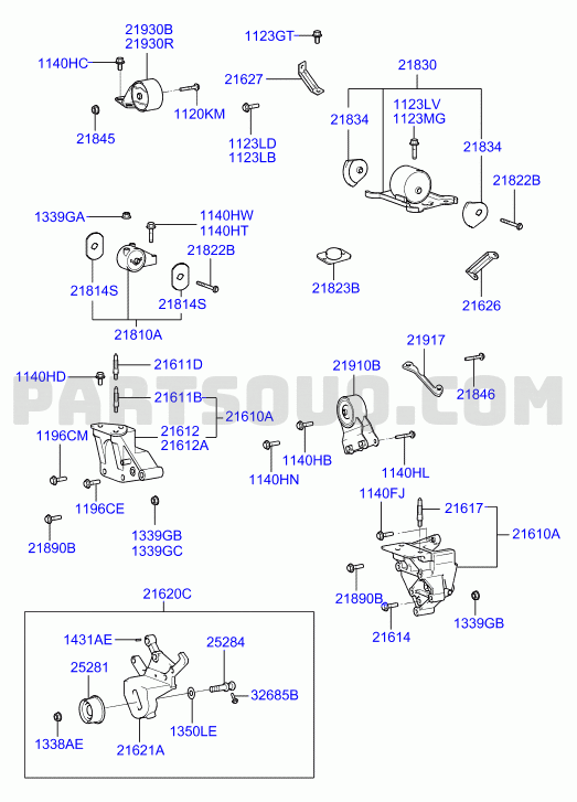 ENGINE & TRANSAXLE MOUNTING