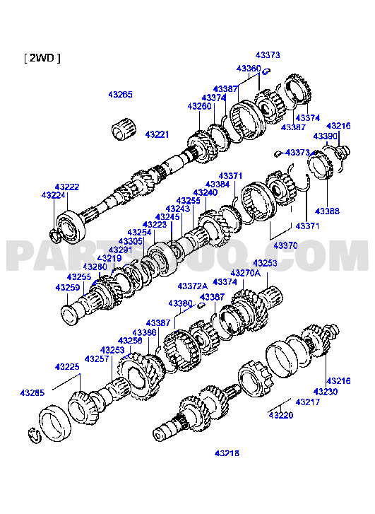 MANUAL TRANSMISSION GEAR; 01/05