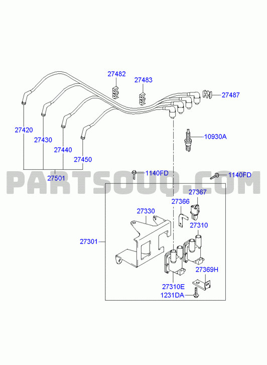 SPARK PLUG & CABLE