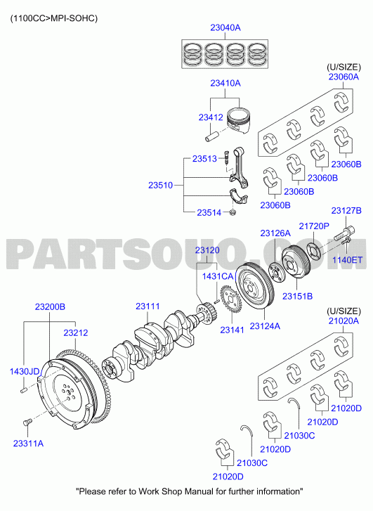 CRANKSHAFT & PISTON; 01/05