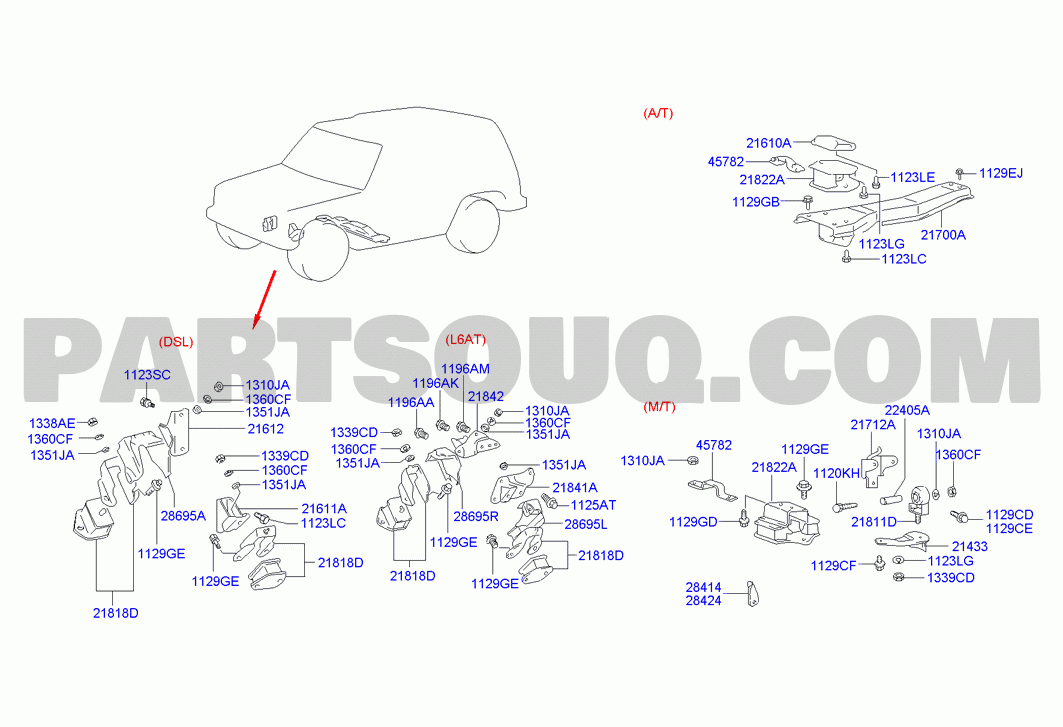 ENGINE & TRANSAXLE MOUNTING