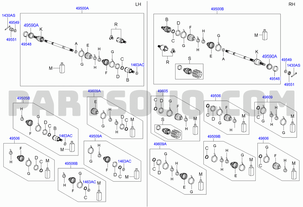 DRIVE SHAFT (2WD); 02/02