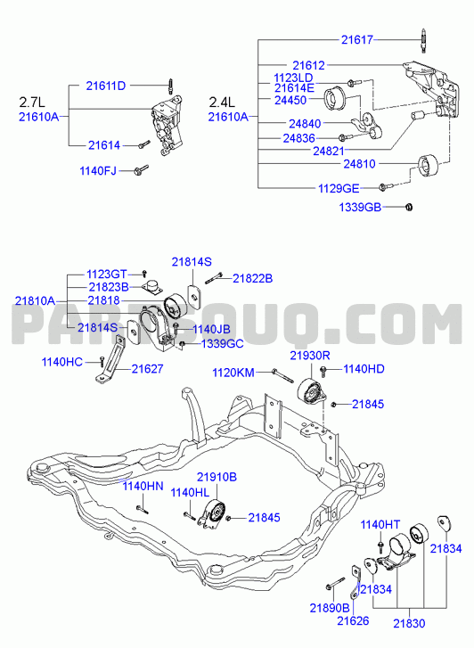 ENGINE & TRANSAXLE MOUNTING