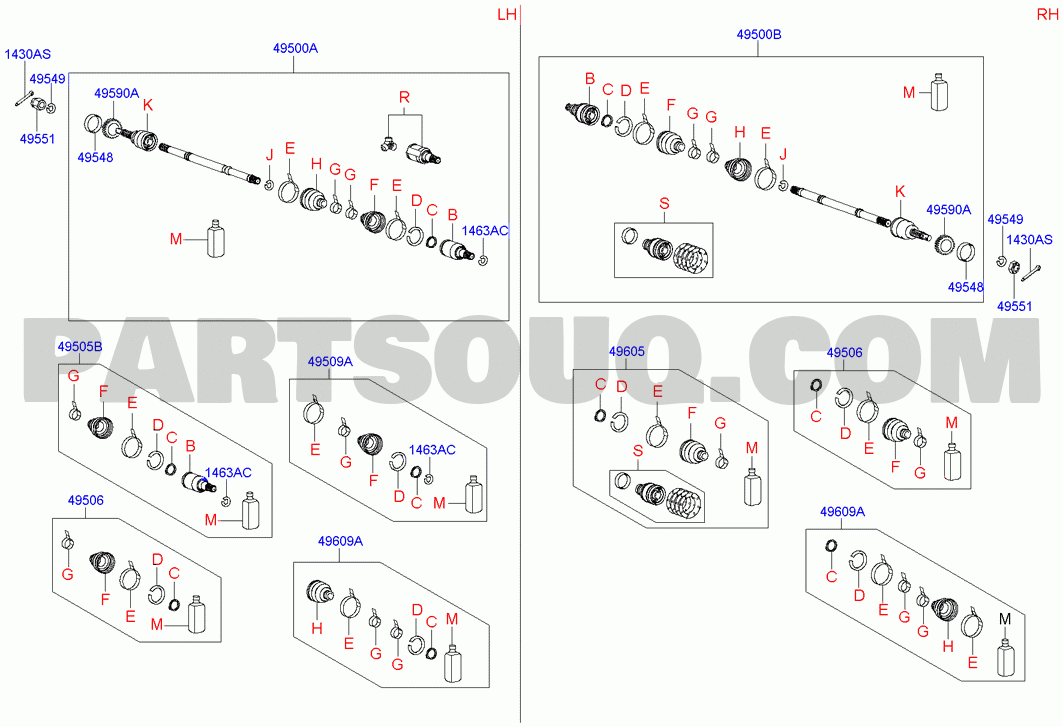 DRIVE SHAFT (2WD); 02/02