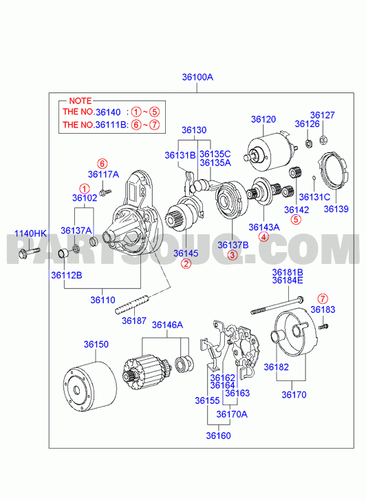 STARTER MOTOR