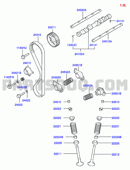 CAMSHAFT & VALVE; 01/03