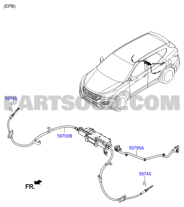 CHASSIS, Hyundai SANTA FE 15 (2015-) 2015 2018, Parts Catalogs