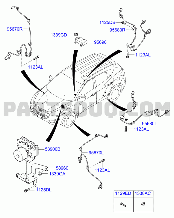 CHASSIS | Hyundai IX35 10 2009 2013 | Parts Catalogs | PartSouq