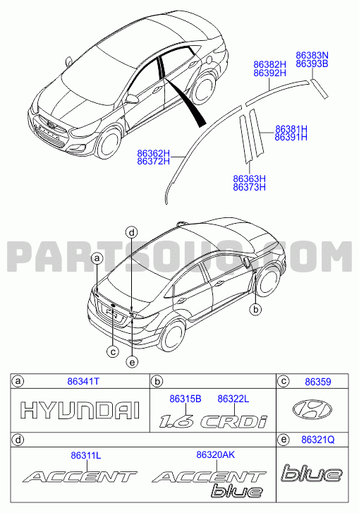 2014 hyundai accent parts discount