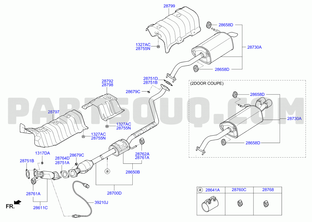 2013 hyundai 2025 elantra exhaust system
