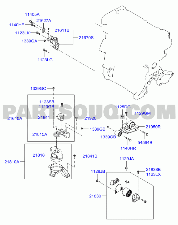 ENGINE & TRANSAXLE MOUNTING