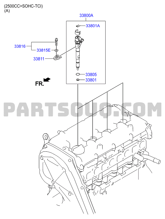 THROTTLE BODY & INJECTOR; 01/02
