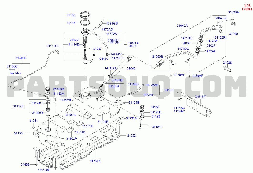 FUEL TANK; 02/02