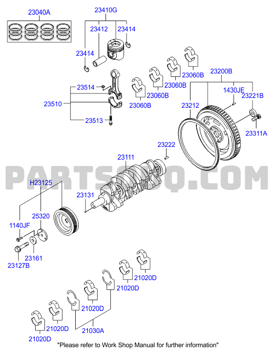 CRANKSHAFT & PISTON