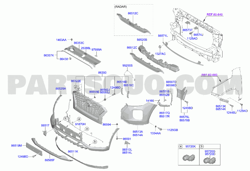TRIM | Hyundai PALISADE 19 (2020-2022) 2020 2022 | Parts Catalogs
